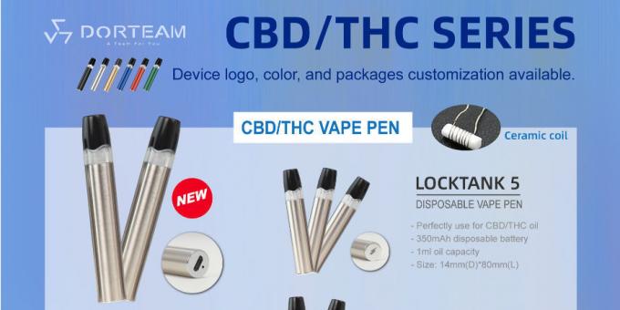 Proveedor disponible al por mayor del ODM de Cbd Vape Pen Support del nuevo cigarrillo de cerámica de Cbd E