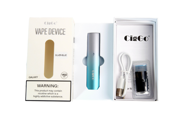 1.9ML Vape Pod System Battery 450Mah 300 Puffs Closed Pod Vape Pen